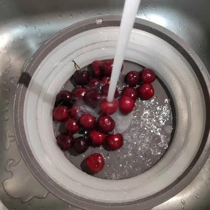 Microwave Splatter Cover Vented For Food With Hook Hole, Splatter Guard & Colander Kitchen Gadget For Food, Meal Prep