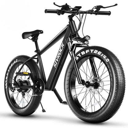 Professional Electric Bike For Adults, 26 X 4.0 Inches Fat Tire Electric Mountain Bicycle, 1000W Motor 48V 15Ah E-bike For Trail Riding, Excursion And Commute, UL And GCC Certified