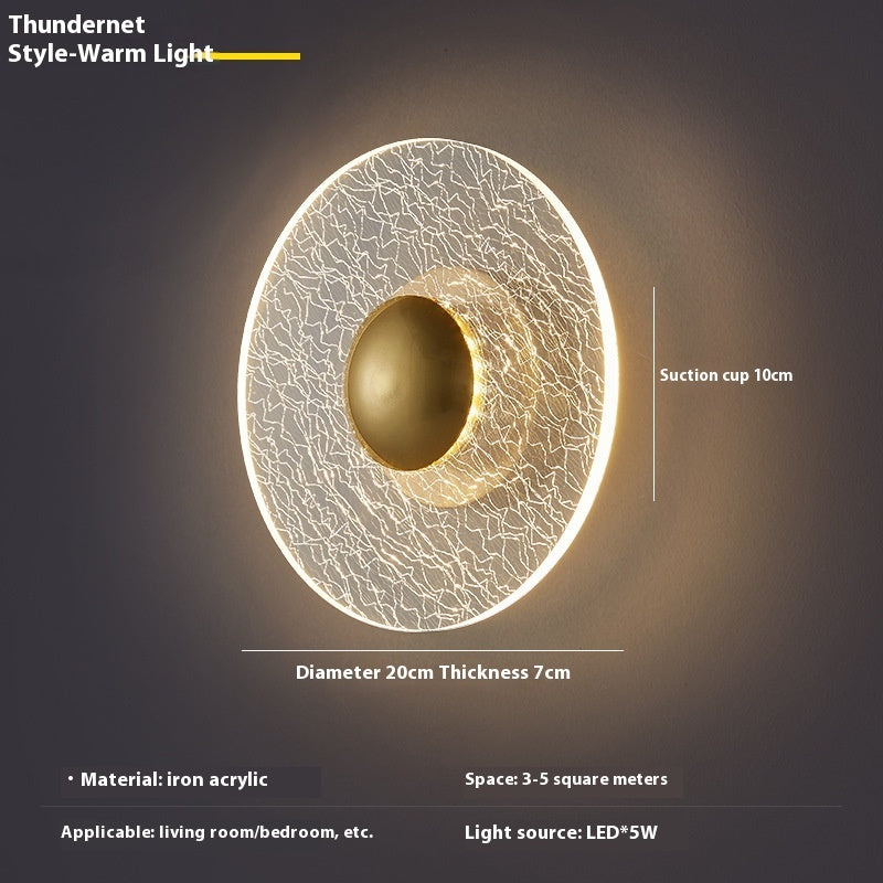 Designer Light Luxury Wall Lamp Bedroom Living Room