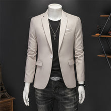 Navy Slim Fit Casual Business Jacket----Business Casual Fashion Suit Jacket Slim Fit