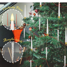 Christmas Candle LED Indoor Holiday Christmas Tree Ornaments Festive Atmosphere Decoration Christmas Pendant