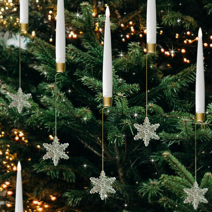 Christmas Candle LED Indoor Holiday Christmas Tree Ornaments Festive Atmosphere Decoration Christmas Pendant