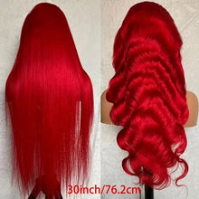 Front-lace Black Middle-parted Long Straight Hair For Women fluffy Natural And Stylish Full Wig 18-32 inches