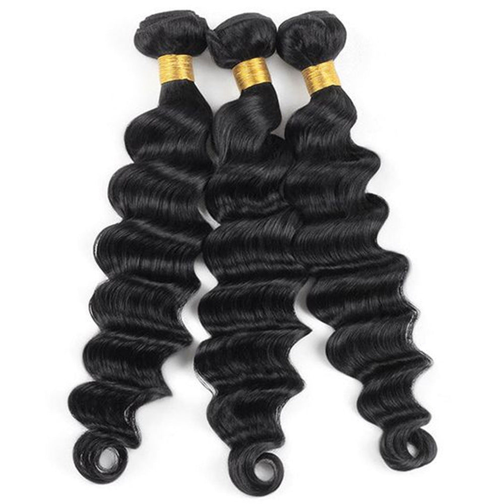 Wavy European And American Style Wig All Real Hair Weft- Human hair 14-28 inches