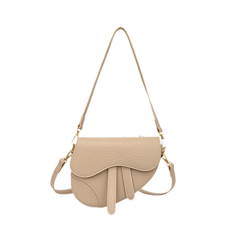 Women's Fashion Saddle Crossbody Bag--Women's Simple Shoulder Saddle Crossbody Bag