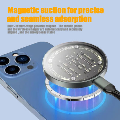 Qi2 Wireless Charger 15W Magnetic Wireless Fast Charging Is Suitable For 12-16PG Mobile Phone Models. Support Temu Us