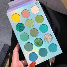 60-color Rotating Eyeshadow Palette Pearly Matte Glitter Easy To Color---Rotating eyeshadow palette--60 colors