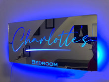Personalized Name Mirror Light For Bedroom LED Light Up Mirror For Wall Custom Photo Christmas Valentine's Day Wedding Gifts