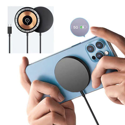 Qi2 Wireless Charger 15W Magnetic Wireless Fast Charging Is Suitable For 12-16PG Mobile Phone Models. Support Temu Us