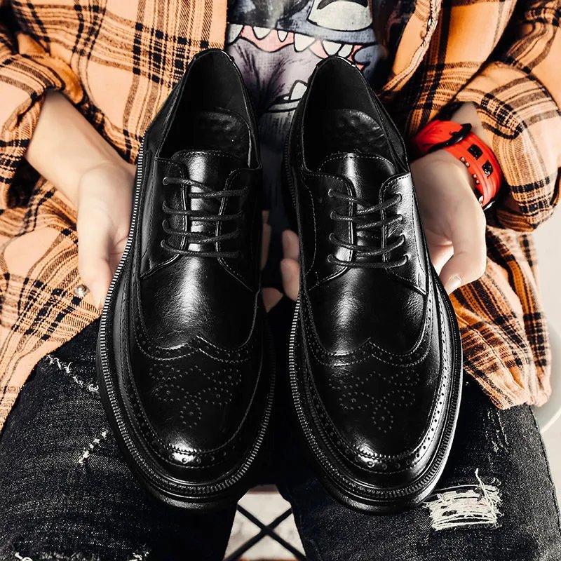 Men's Business Casual Korean Style Trendy British Men's Shoes
