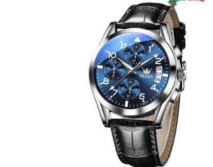 OLEVS Luxury Men's Watches Waterproof Luminous Quartz