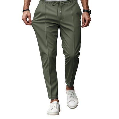 Men's Business Slim Fit Tapered Casual Pants