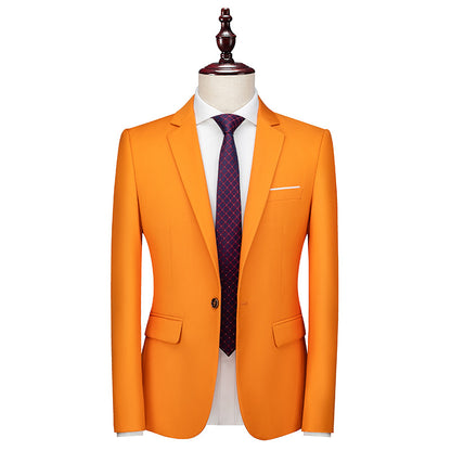 Slim Fit Casual Business Jacket---Slim-fit Korean-style Business Casual Formal Jacket