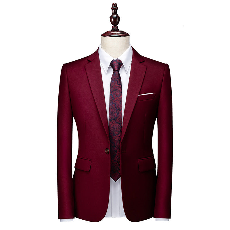 Slim Fit Casual Business Jacket---Slim-fit Korean-style Business Casual Formal Jacket