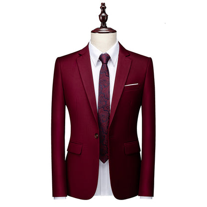 Slim Fit Casual Business Jacket---Slim-fit Korean-style Business Casual Formal Jacket