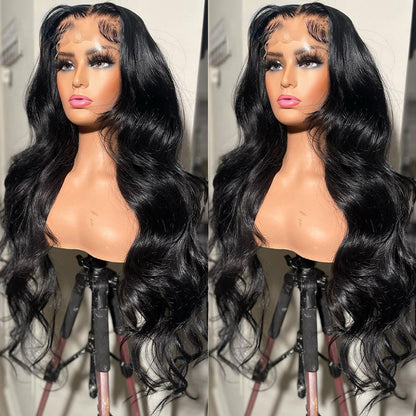 Inch Body Wave Lace Front Human Hair Wigs Peruvian Look 8-36 inches