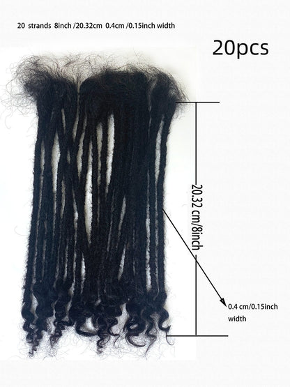 0.2 Cm0.8 Dreadlocks Handmade