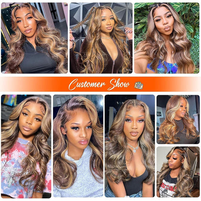 13x4 Lace Front Wig Human Hair Body Wave Density- 10inch and 16inch only- No Tangle, No Shedding, Cuticle Aligned