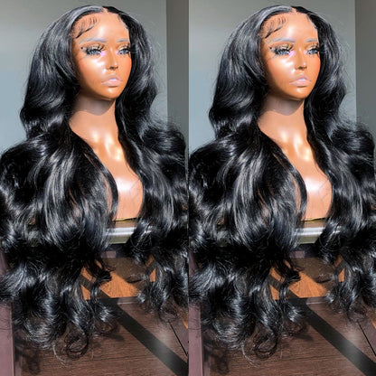 Inch Body Wave Lace Front Human Hair Wigs Peruvian Look 8-36 inches